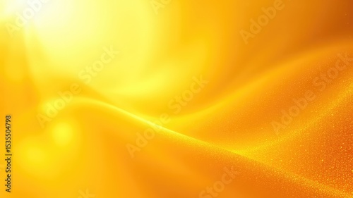 Abstract flow of golden light with sparkling particles and fluid movement creating an elegant and luxurious background element
