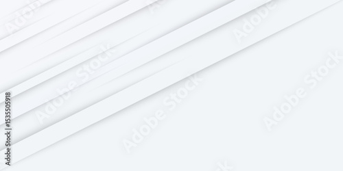 Abstract white and gray color, modern design stripes background with geometric round shape eps 10