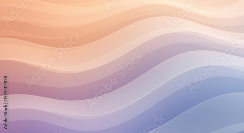Abstract Soft Paper Ripples with Gentle Light and Wave Patterns
