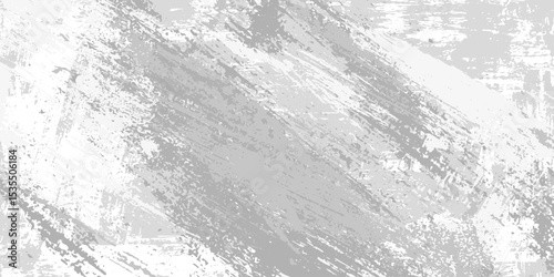 Rough grunge background. Black, grey dirty surface. Old wall imitation. Vector illustration. Brush strokes texture. 
