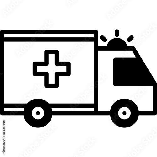 Ambulance mixed icon