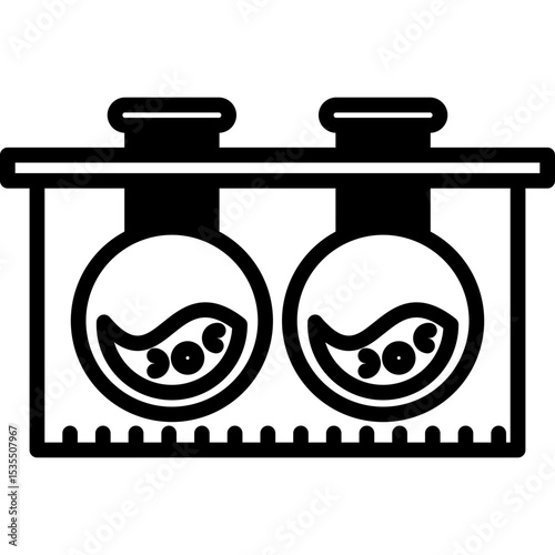 Test Tube mixed icon