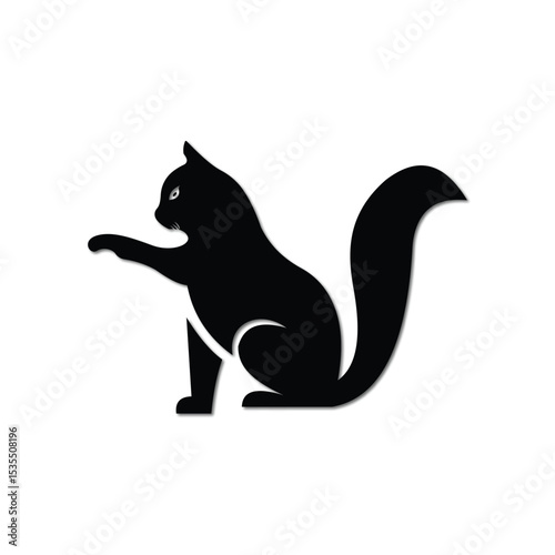 black cat silhouette