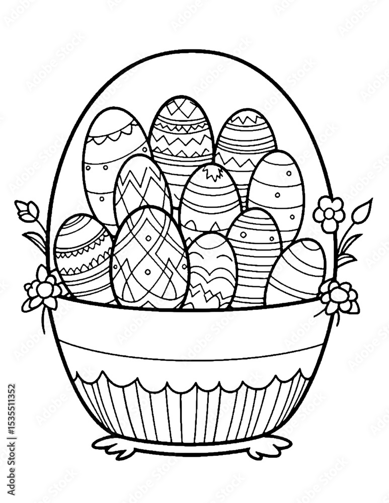 Fototapeta premium hand drawn coloring pages