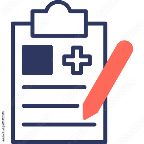 Health Report mixed color icon
