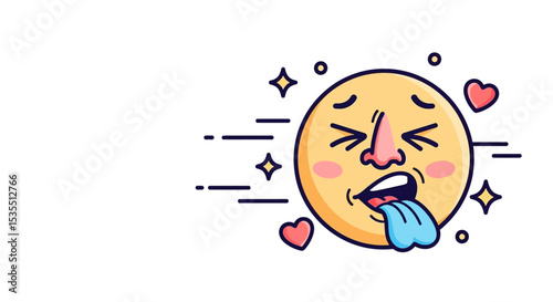 Face with snort expression Vector Icons Set – Hand Drawn Cartoon Emoticons Pack, 
Laughing Faces, ROFL Reactions, Humor Stickers Collection, Social Chat Symbols