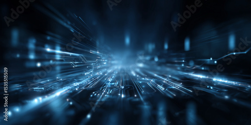 Abstract futuristic electronic circuit technology background
