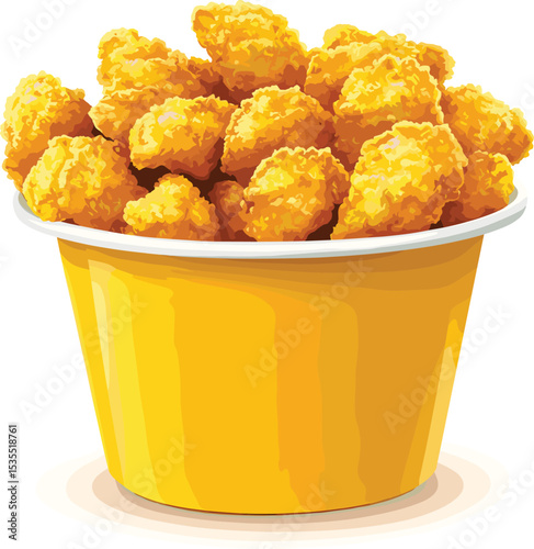 deep fried chicken nuggets
