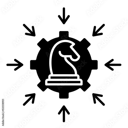 Alignment Lines  Icon Element For Design	