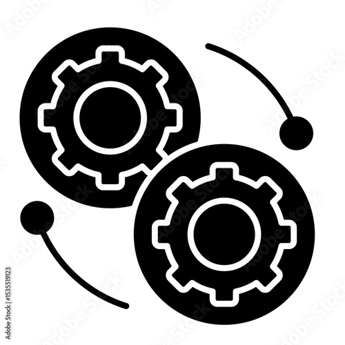 Integration  Icon Element For Design	