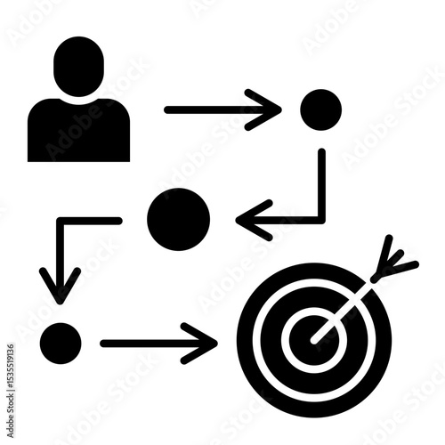 Success Path  Icon Element For Design