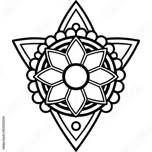 Brooch jeweler vector