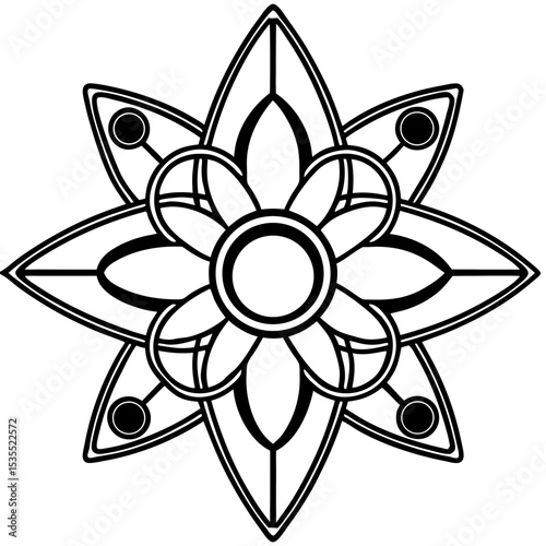 Brooch jeweler vector