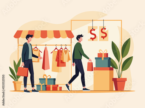 Bargain sale event, finding discount retail price, coupon or promotion offer, price advantage for customer, consumer, special price marketing concept