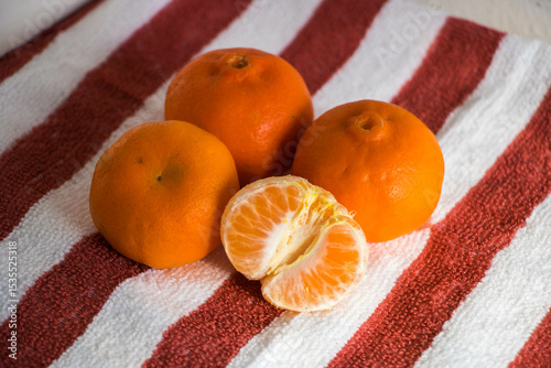 Mandarina pelada