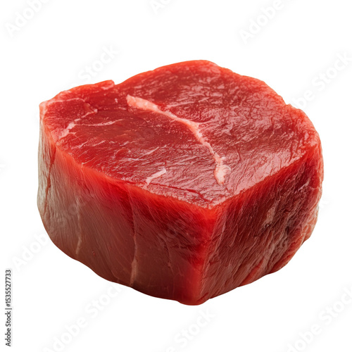 Fresh red meat cut, ideal for cooking and grilling, showcasing its rich color and texture. Perfect for various recipes and culinary uses