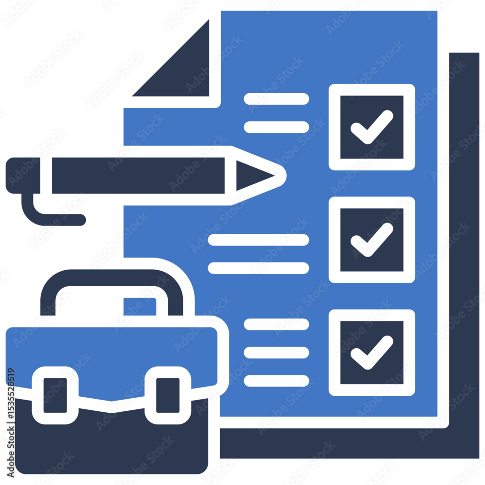 Fototapeta premium Career Assessment icon