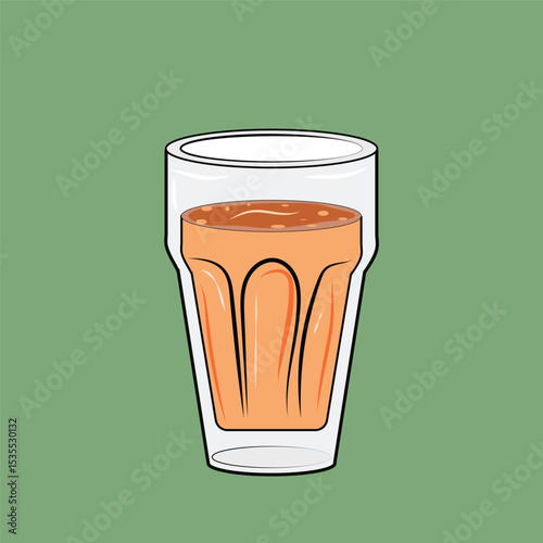 Chai or tea vector, Indian Masala Chai Vector Art