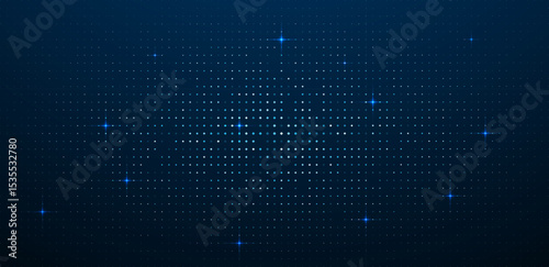 Futuristic digital overlay pattern vector	