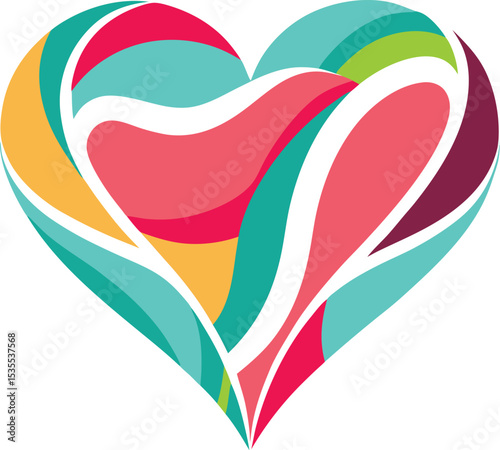 Abstract heart shape