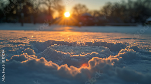 heart in the snow