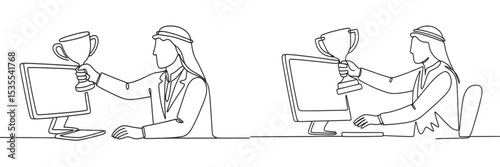 Celebrating success in a digital environment during a virtual award ceremony