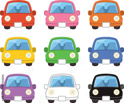 可愛い車のイラスト