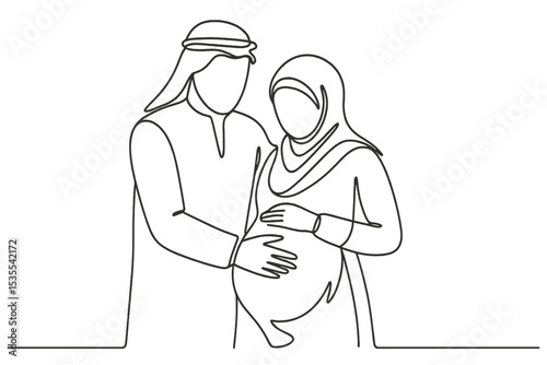 Expecting parents joyfully embrace anticipation while preparing for a new family member in a warm setting