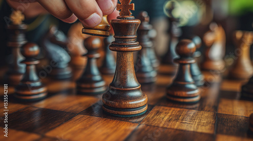 chess pieces on a chessboard