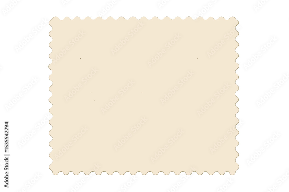 Fototapeta premium Blank vintage postcard ready for personal message or artistic expression from a nostalgic era