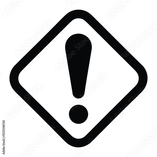 Hazard Symbol Icon, Vector, Illustration, Icon, Outline, Line Art, Silhouette, Logo, White Background.