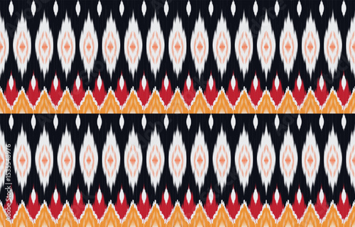 Ikat Seamless pattern,Abstract ikat,Aztec geometric,Ethnic Texture,fabric for home decor background,carpet,wallpaper,clothing,Batik
