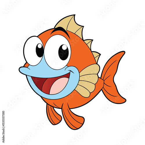 funny fish cartoon