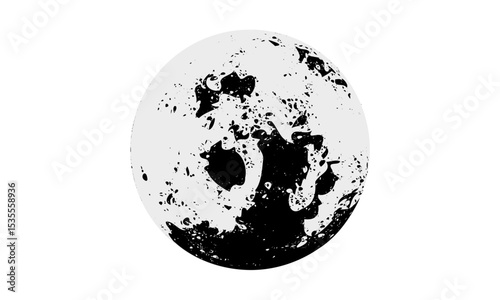 moon vector, moon eps, moon design, globe design, planet design, globe space design