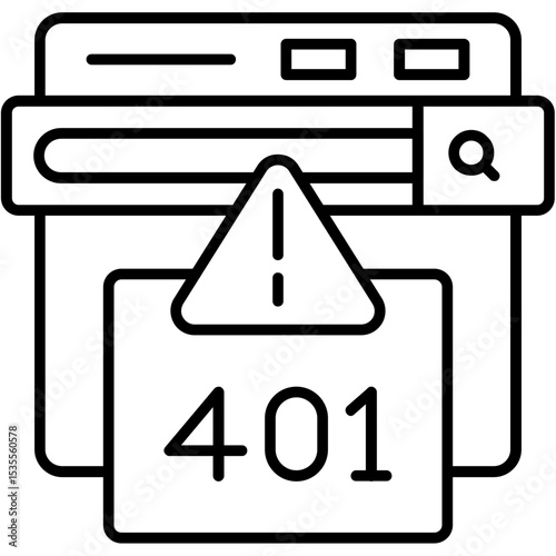 401 Error Icon