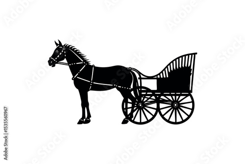 Farming Tools Silhouette Clipart – Agricultural Vehicle and Machinery Vector Art Design