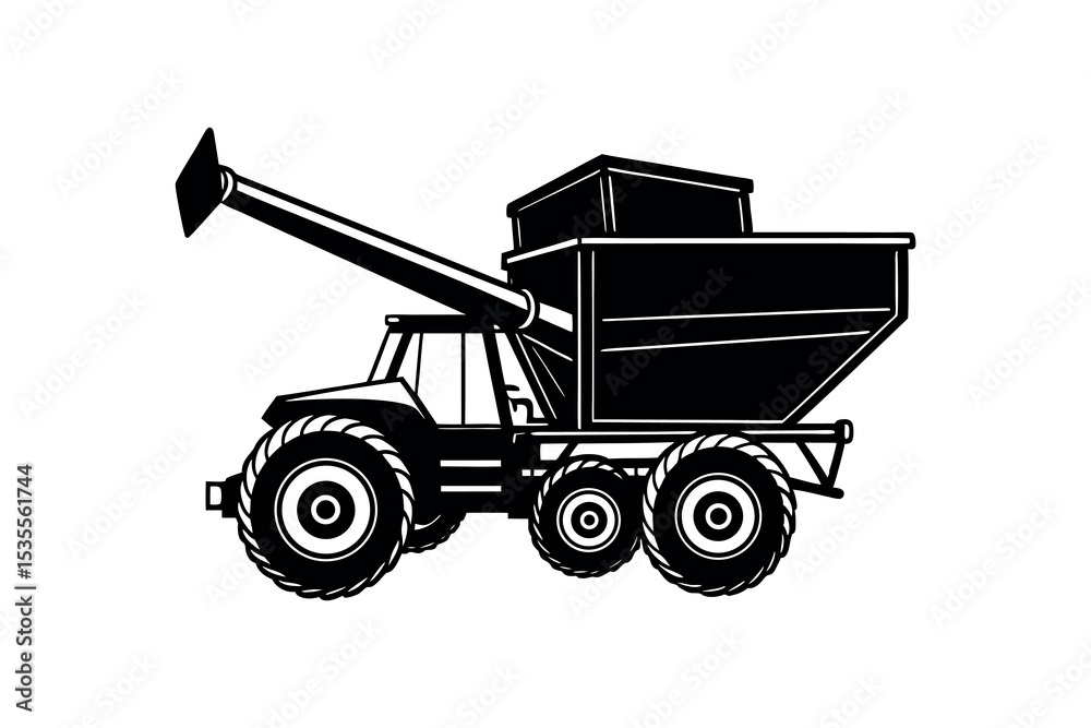 Farming Tools Silhouette Clipart – Agricultural Vehicle and Machinery Vector Art Design Farming Tools Silhouette Clipart – Agricultural Vehicle and Machinery Vector Art Design