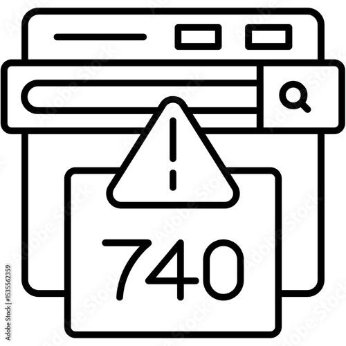 740 Error Icon