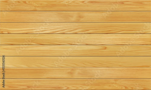 Soft brown wood plank background texture vector
