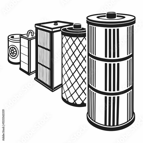 vector trash can