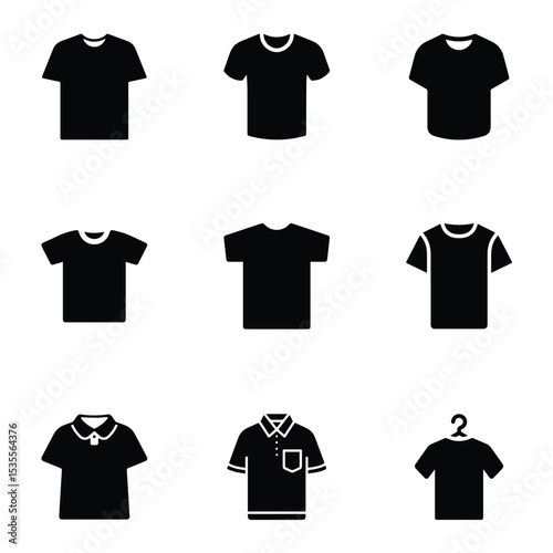 T-shirt icon, t-shirt icon for clothing apps, fashion websites, online stores, laundry services.