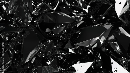 Crystal Texture Black Background Material: Modern, Luxurious, and Visually Appealing for Design Projects