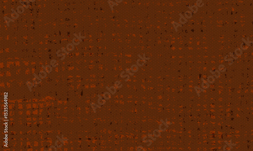 Vintage Rust Orange Texture with Subtle Grid