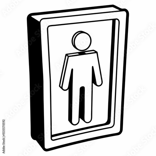 men toilet sign