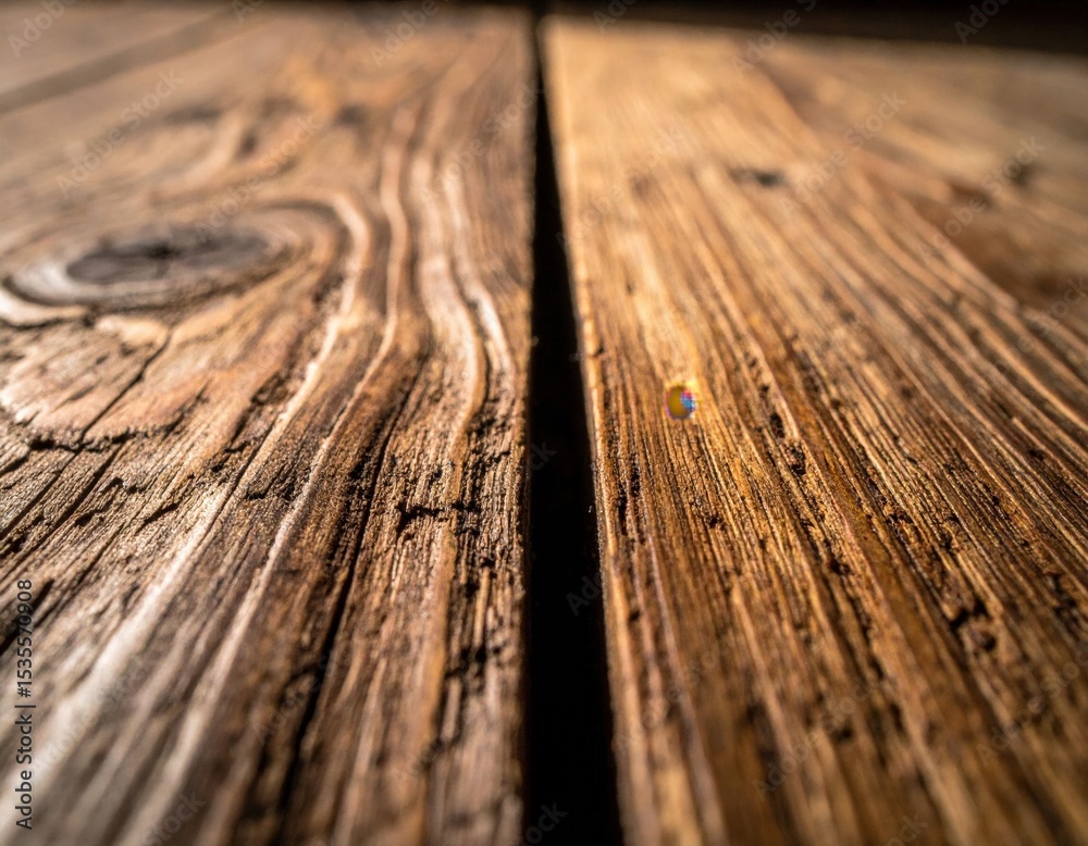 Fototapeta premium Close Up Of Rustic Wooden Planks