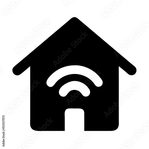 Home Automation Icon Representing Smart Technology in Modern Living