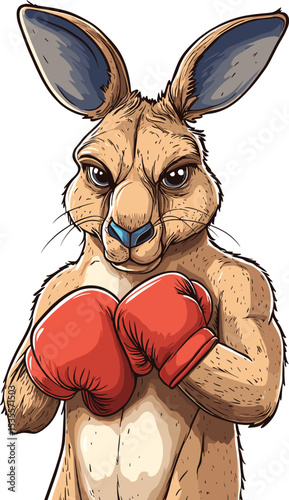 boxer animal cartoon