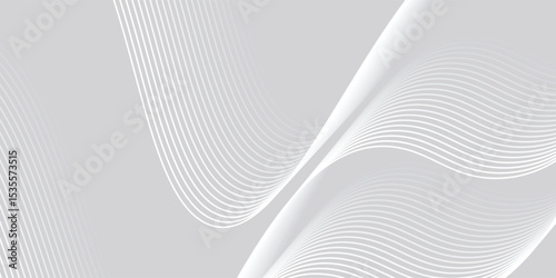 Wavy business curve lines on transparent background. Abstract ocean wave line background. Wave swirl, frequency sound wave, twisted curve lines with blend effect.