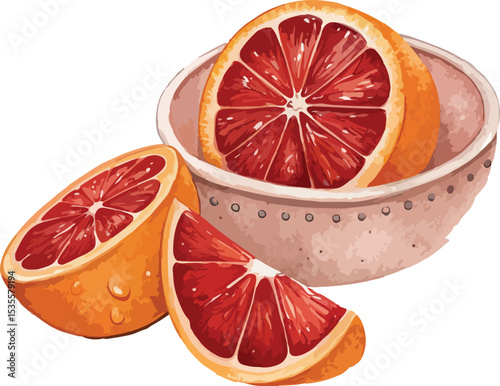 citrus fruit slices