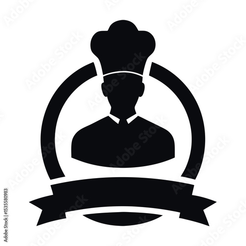 Restaurant Startup Logo Featuring Iconic Chef Design